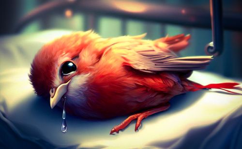 Representative image of the defeated orange Reddit bird 