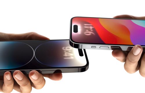 You can now just bring two iPhones close and share contacts