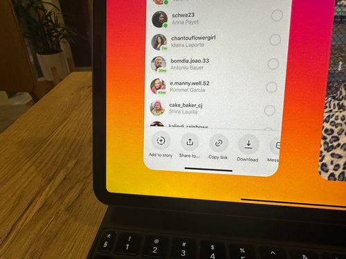 The option to download Reels on Instagram