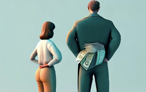 A man and a woman standing side by side