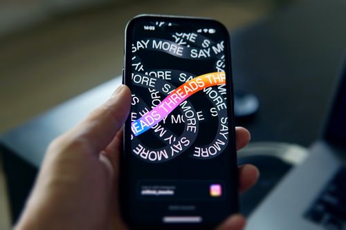 Threads app on an iPhone