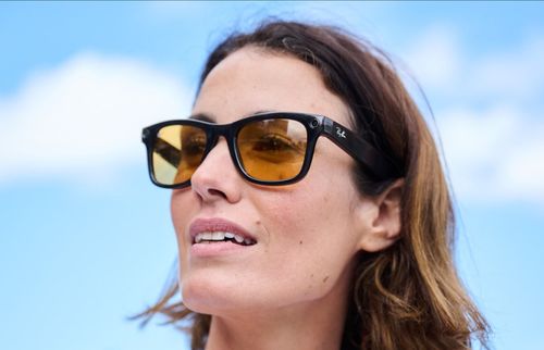 Meta smart glasses second generation in a wayfarer style. 