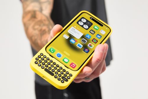 Clicks keyboard for iPhone.